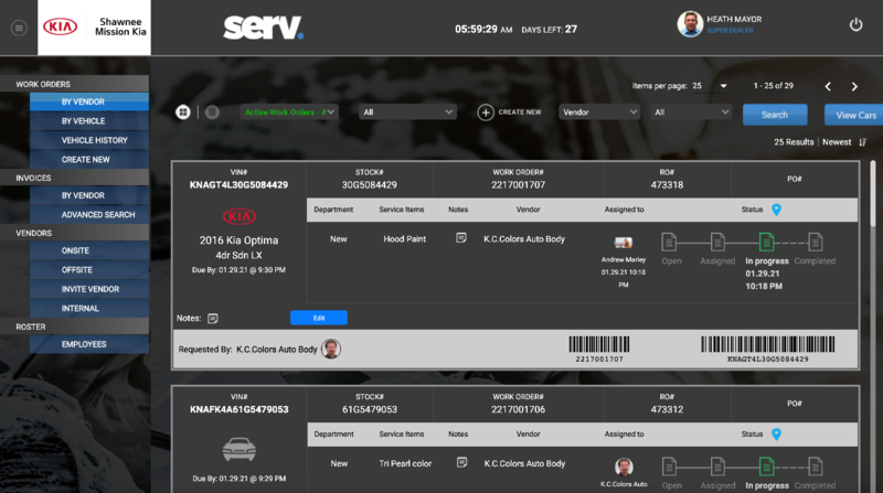 SERV Software Easily Integrates Into DMS Systems